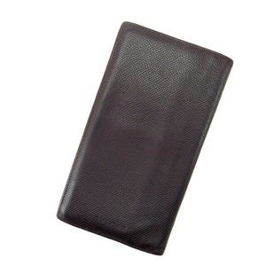 Bvlgari Wallet Purse Long Wallet Brown Woman Authentic Used Y1240